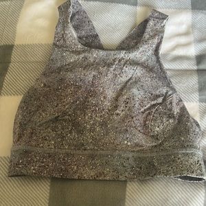 Lululemon sports bra, galactic colors, Size 4